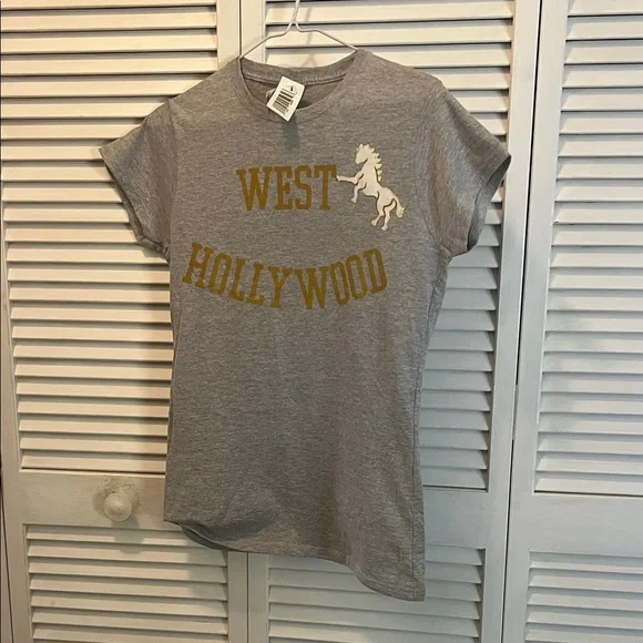 #*089= West Hollywood T-Shirt w/ WHT horse Art - Picture 1 of 8